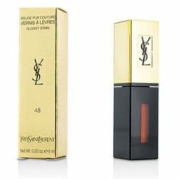 Yves Saint Laurent By Yves Saint Laurent Rouge Pur Couture Vernis A Levres Glossy Stain - # 48 Orange Graffiti  --6ml/0.2oz For Women