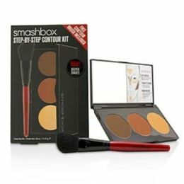 Smashbox By Smashbox Step By Step Contour Kit (1 X Contour Palette + 1 X Contour Brush) -deep (medium/dark) 45996  --11.47g/0.4oz For Women